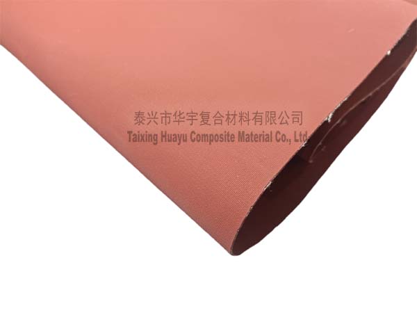 RED SILICONE COATED ARAMID FABRIC RED SILICONE COATED ARAMID FABRIC